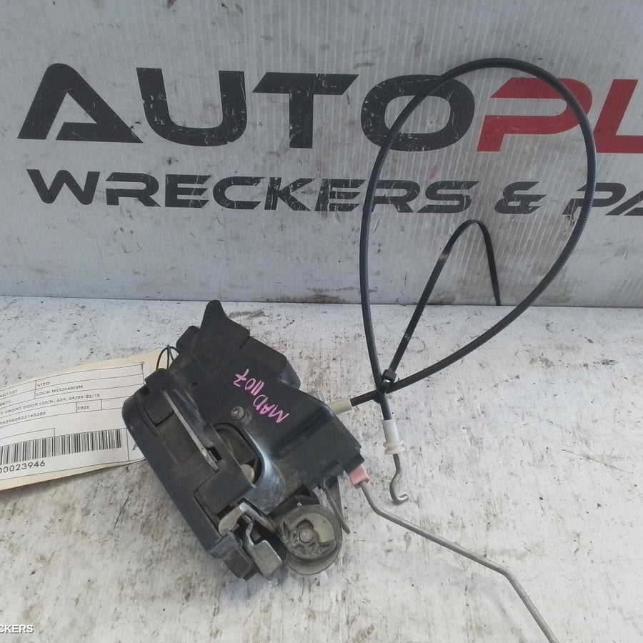 2004-2015 Mercedes Vito Door Boot Gate Lock