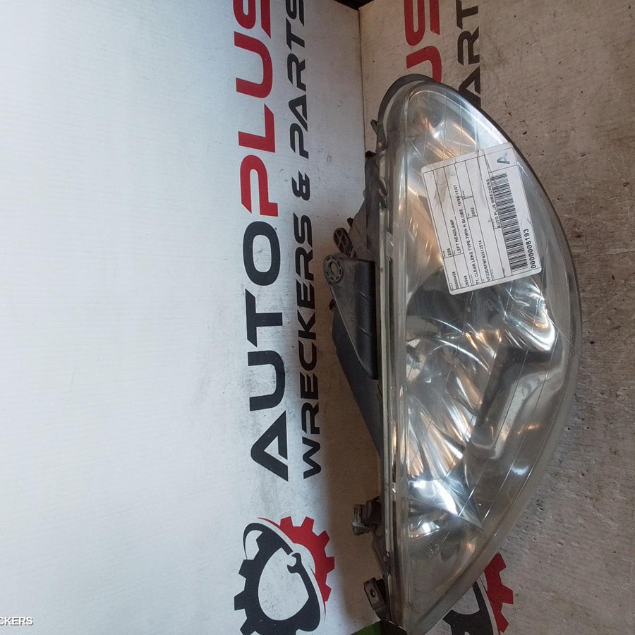 1999-2007 Peugeot 206 Left Headlamp