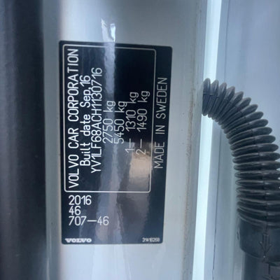 2016 VOLVO XC90 FRONT SEAT