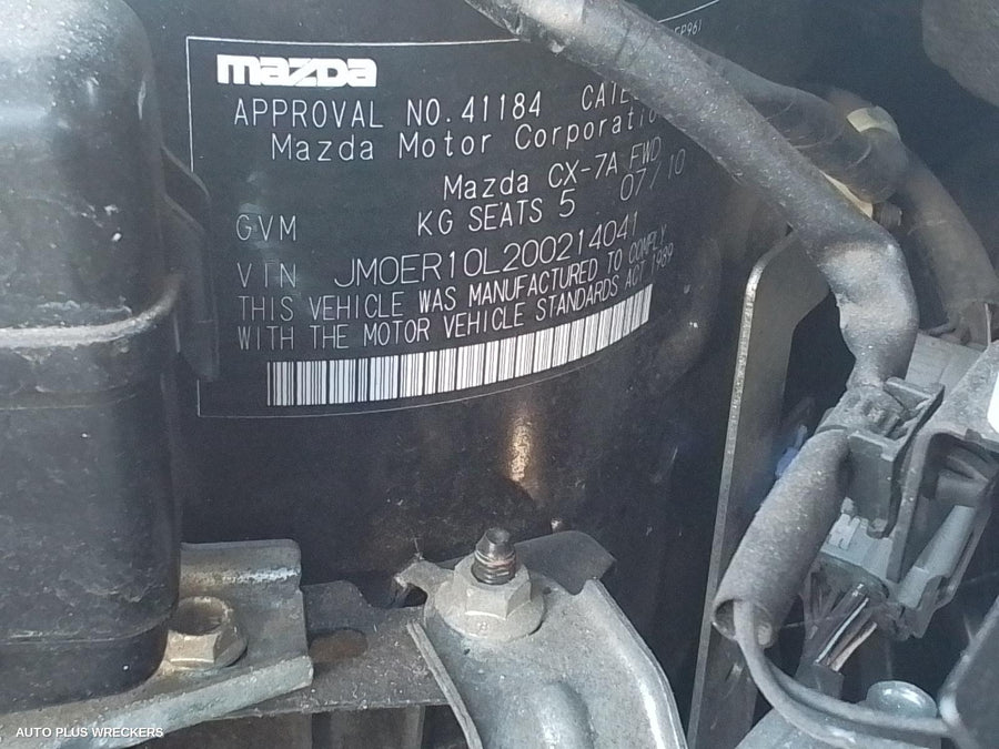 2010 Mazda Cx7 Washer Bottle