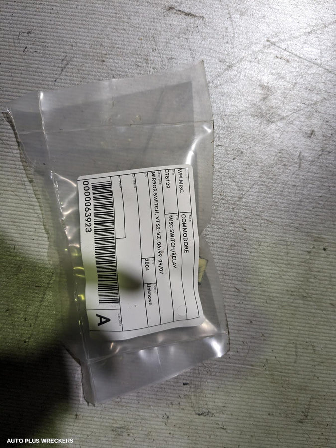2004 Holden Commodore Misc Switch Relay