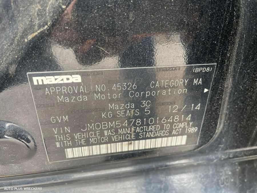 2014 Mazda 3 Left Front Strut