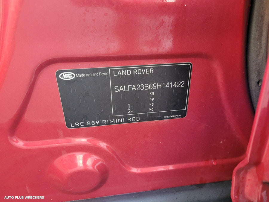 2009 Land Rover Freelander Bootlid Tailgate
