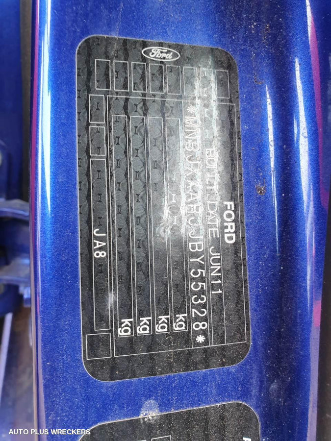 2011 Ford Fiesta Rear Bumper