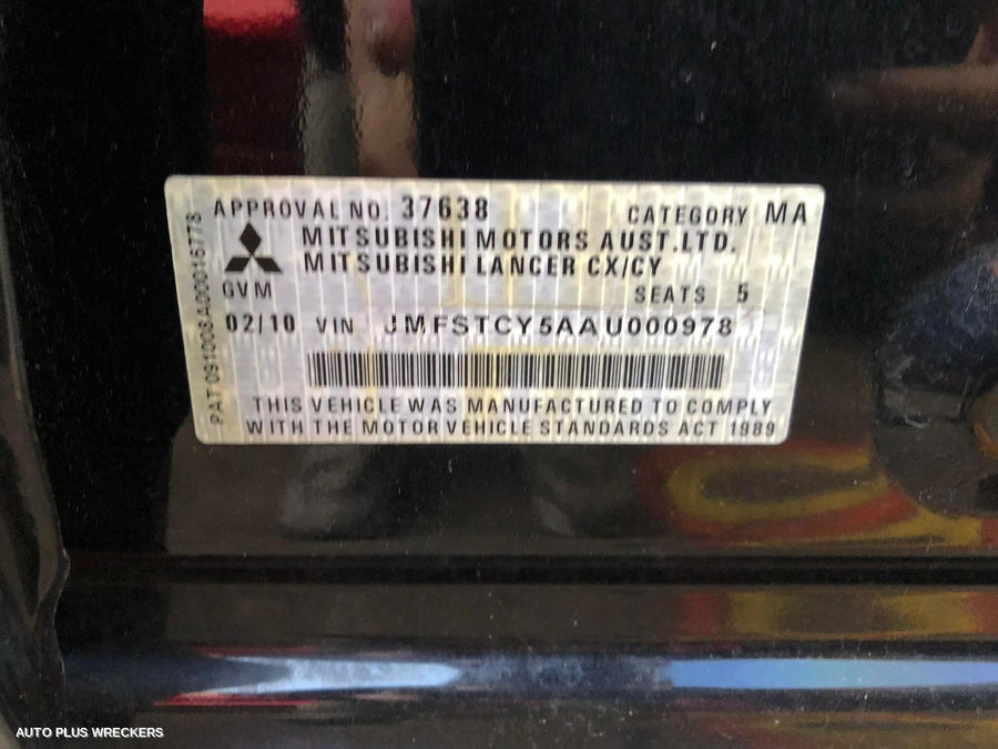 2010 Mitsubishi Lancer Alternator