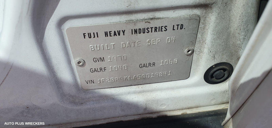 2004 Subaru Outback Abs Pump Modulator