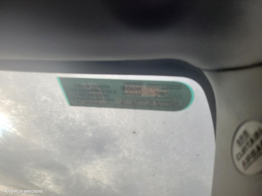 2007 Toyota Corolla Bootlid Tailgate