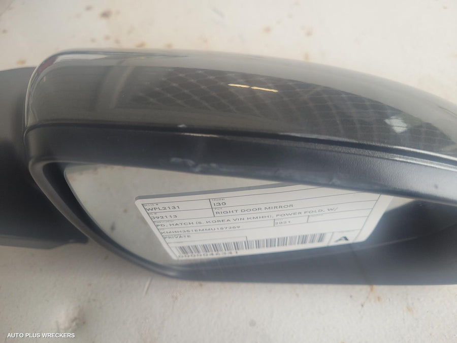 2021 Hyundai I30 Right Door Mirror
