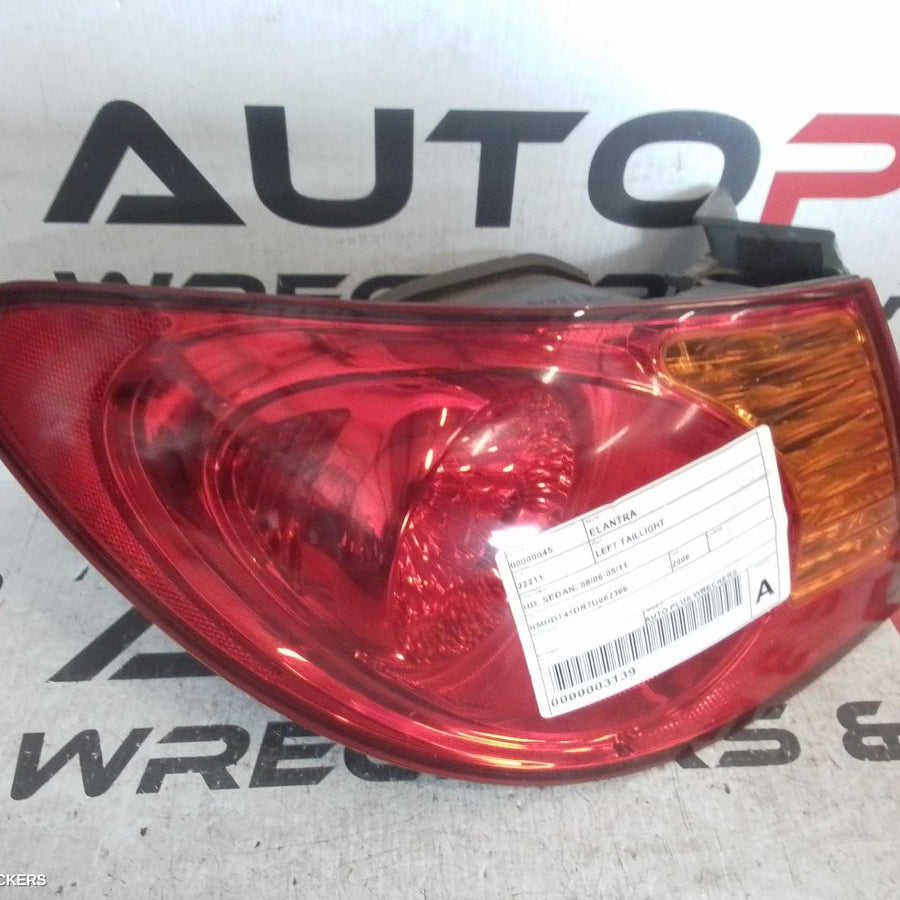 2006-2011 Hyundai Elantra Left Taillight