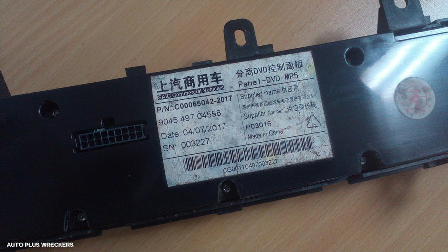 2015-2024 Ldv G10 Radio Cd Dvd Sat Tv