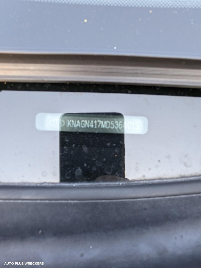 2013 Kia Optima Right Front Door Window