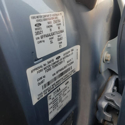 2007 Ford Territory Right Door Mirror