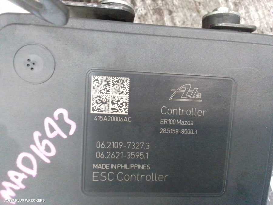 2013-2019 Mazda 3 Abs Pump Modulator