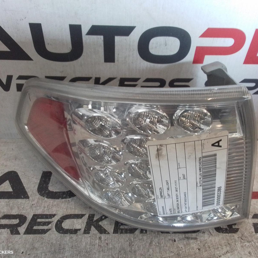 2007-2011 Subaru Impreza Left Taillight
