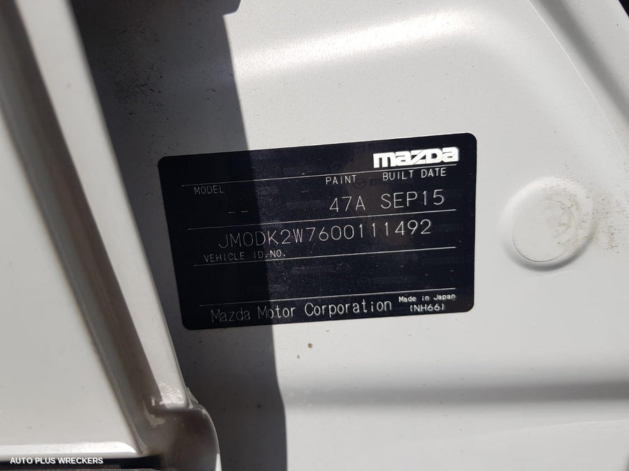 2016 Mazda Cx3 Engine