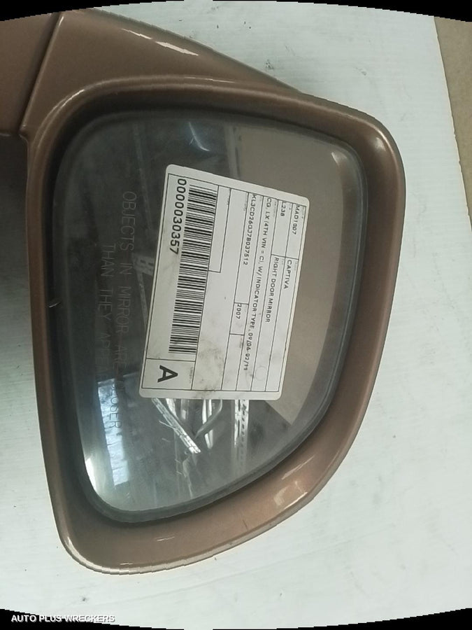 2006-2011 Holden Captiva Right Door Mirror