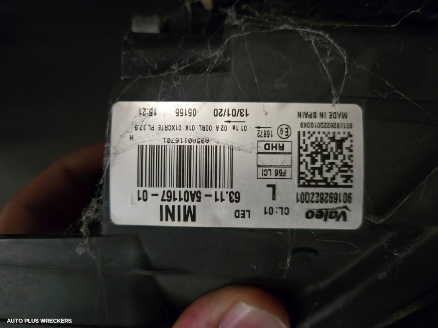2019-2023 Mini Clubman Left Headlamp