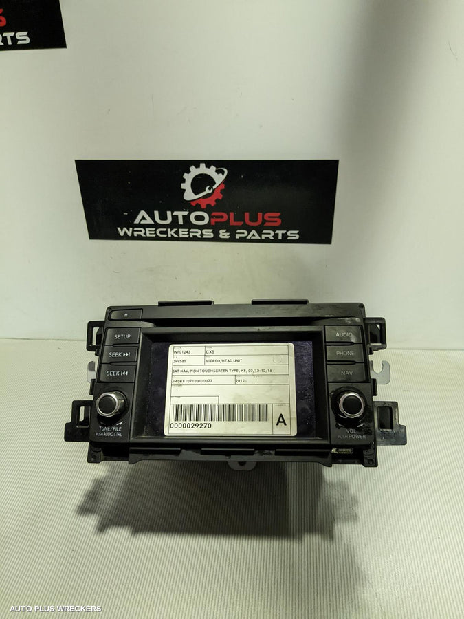 2012 Mazda Cx5 Radio Cd Dvd Sat Tv