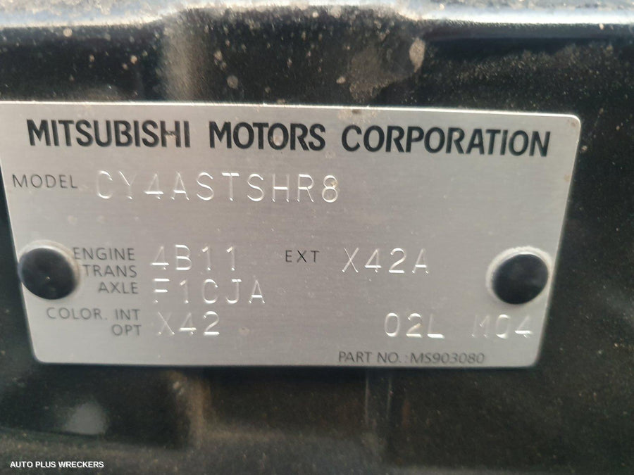 2010 Mitsubishi Lancer Right Door Mirror