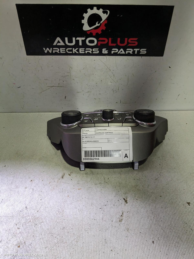 2013-2017 Holden Commodore Heater Ac Controls