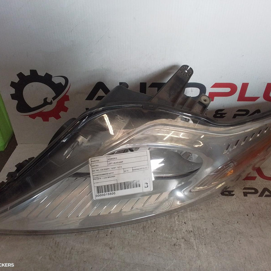2009-2010 Ford Mondeo Left Headlamp