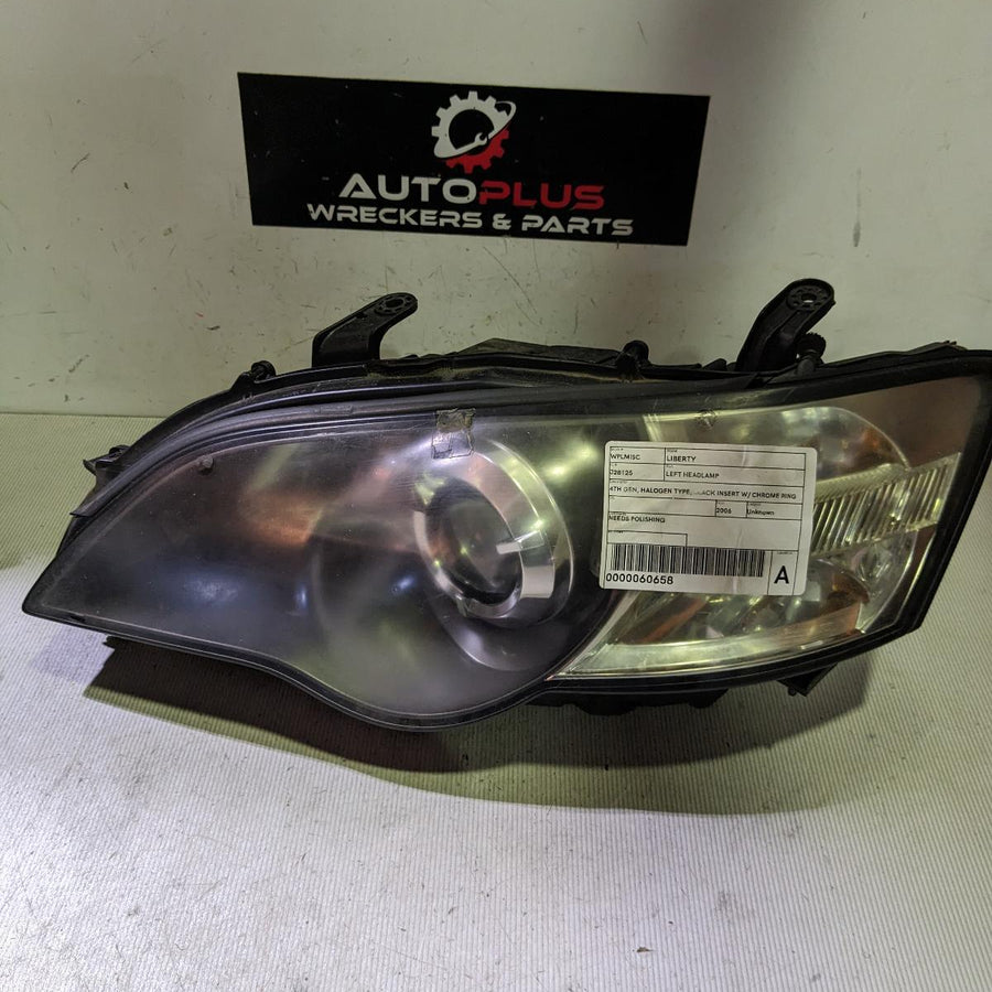 2005-2006 Subaru Liberty Left Headlamp