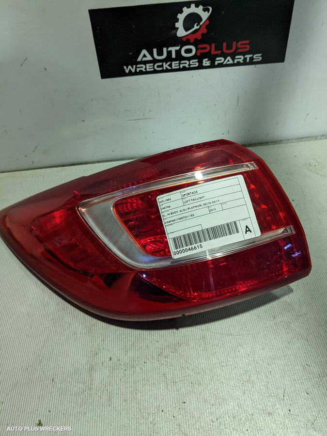 2010 Kia Sportage Left Taillight