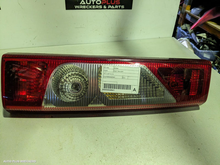 2007-2016 Fiat Scudo Right Taillight