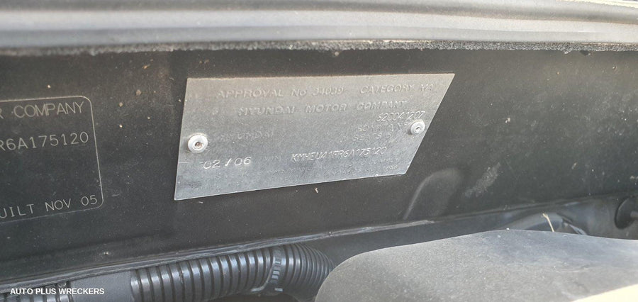 2006 Hyundai Sonata Right Headlamp