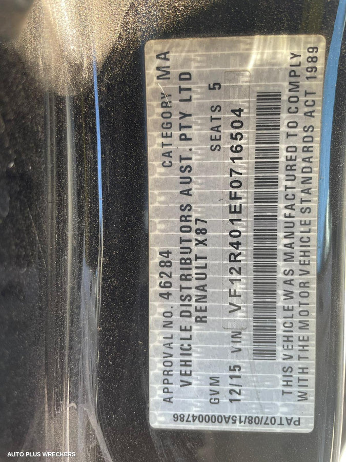 2015 Renault Captur Radiator