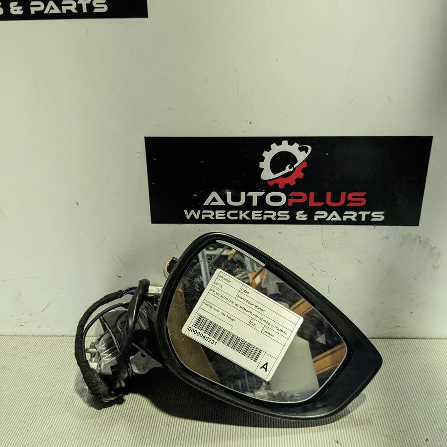 2019-2022 Mazda Cx30 Right Door Mirror