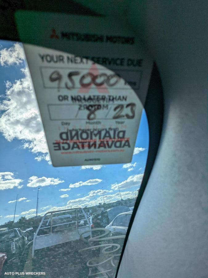 2019 Mitsubishi Asx Right Rear Door Window