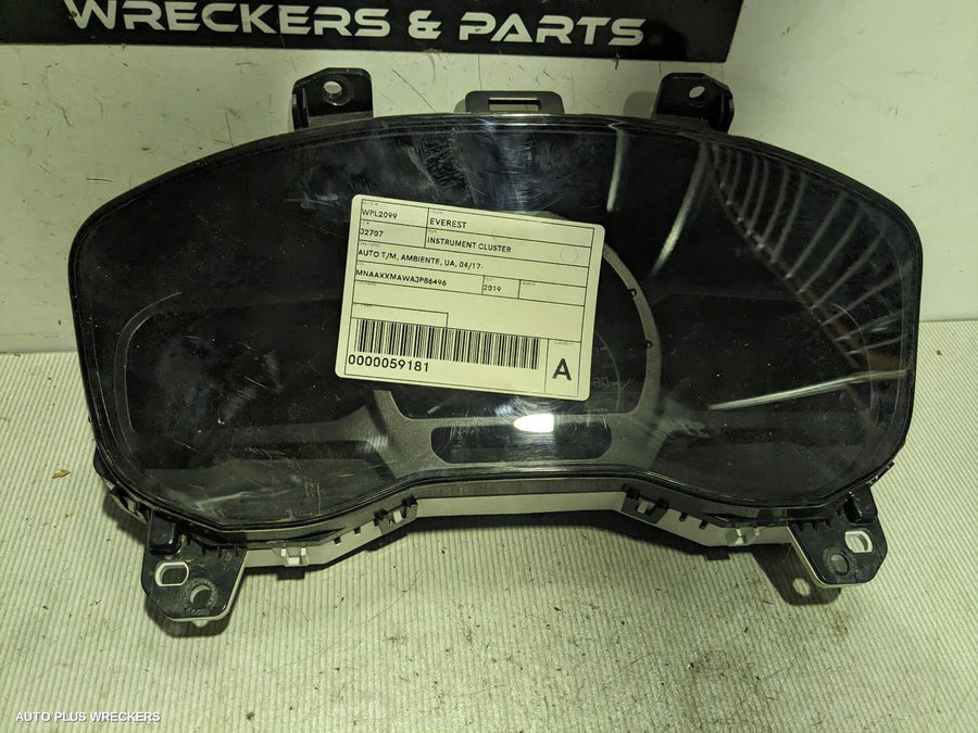 2017-2022 Ford Everest Instrument Cluster