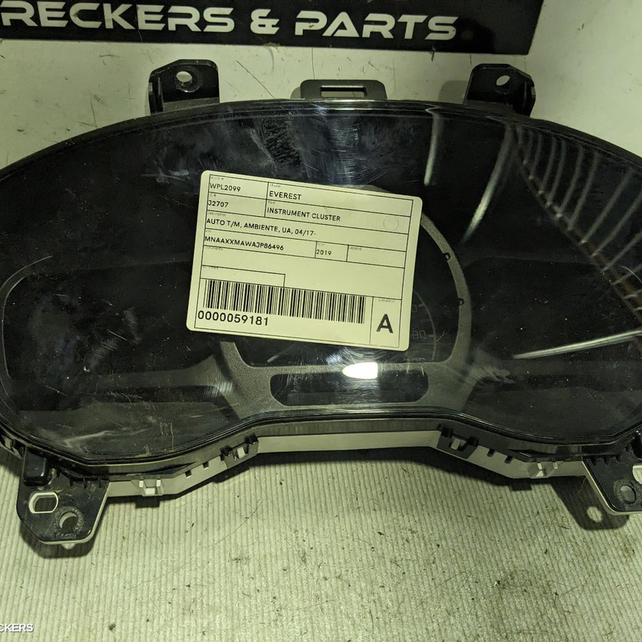 2017-2022 Ford Everest Instrument Cluster