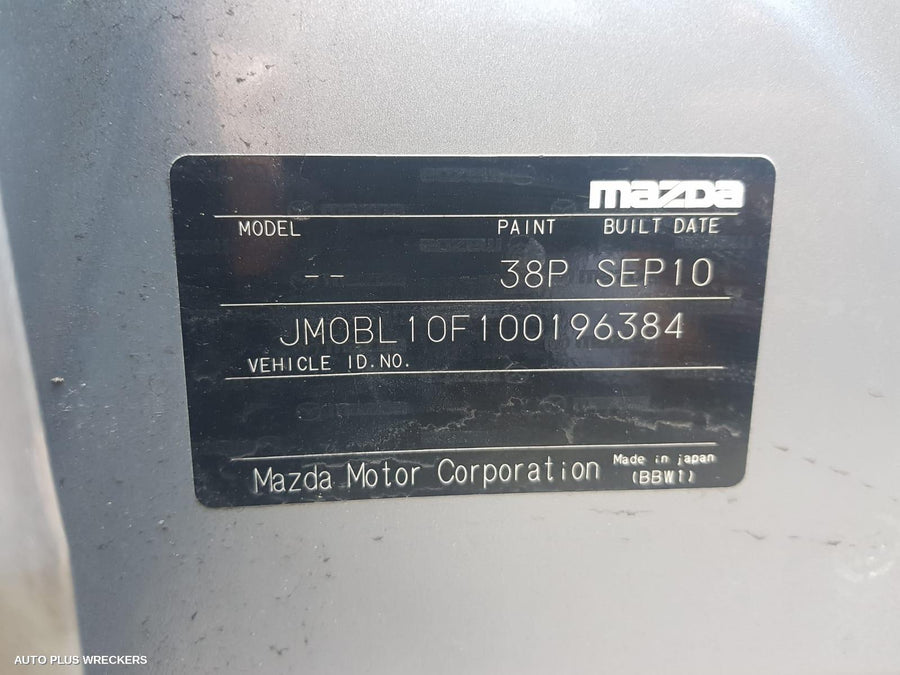 2010 Mazda 3 Radiator