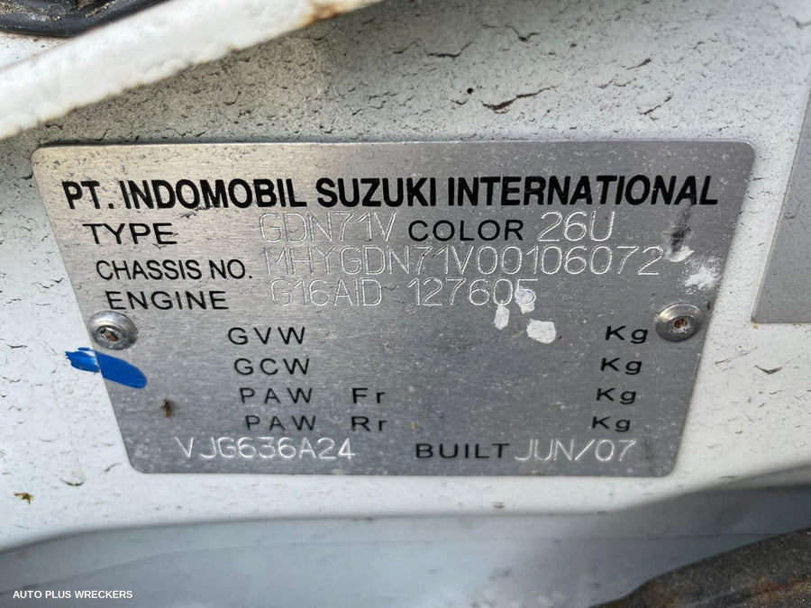 2007 Suzuki Apv Left Front Door