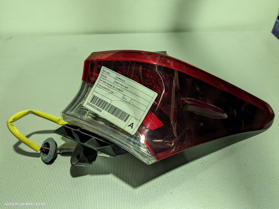 2016 Toyota Corolla Right Taillight