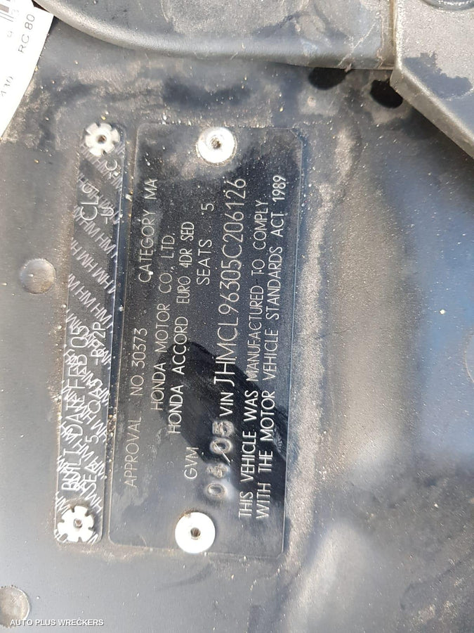 2005 Honda Accord Fan