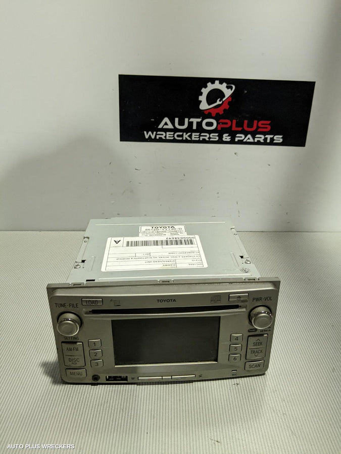 2011 Toyota Camry Radio Cd Dvd Sat Tv