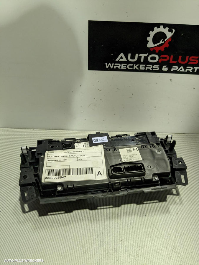 2016 Mazda 3 Heater Ac Controls