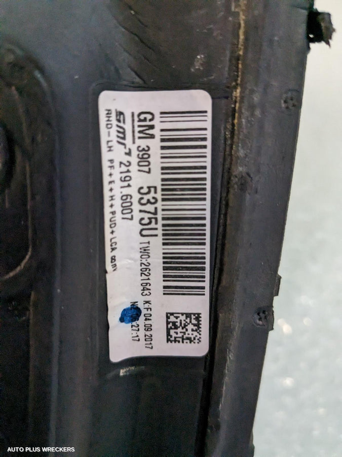 2019 Holden Commodore Left Door Mirror