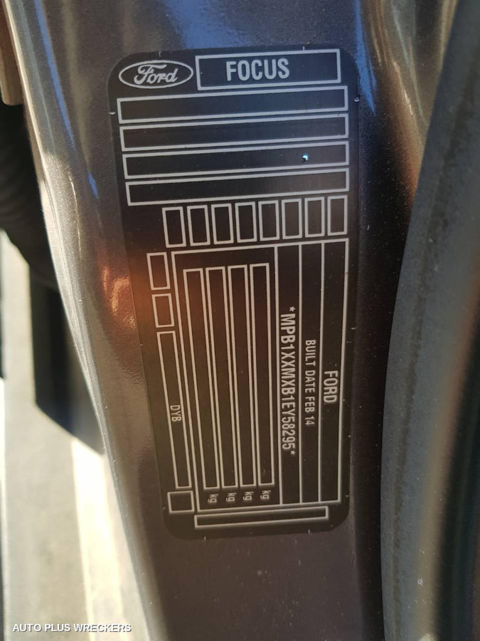 2014 Ford Focus Right Headlamp