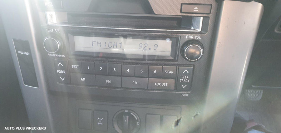 2010 Toyota Prado Radio Cd Dvd Sat Tv