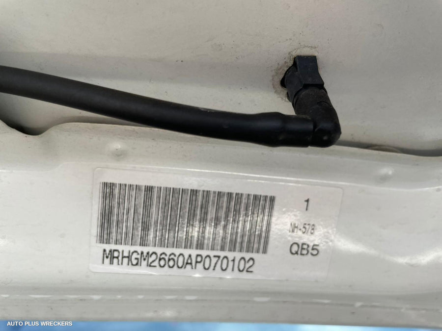 2010 Honda City Right Rear Door Sliding