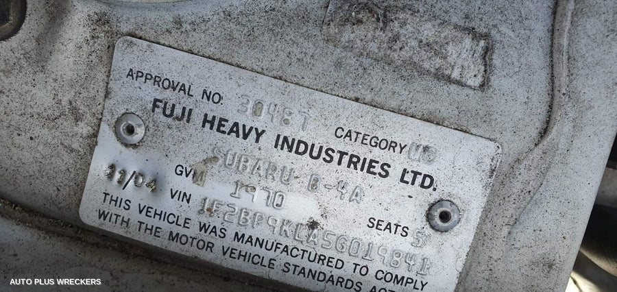 2004 Subaru Outback Abs Pump Modulator