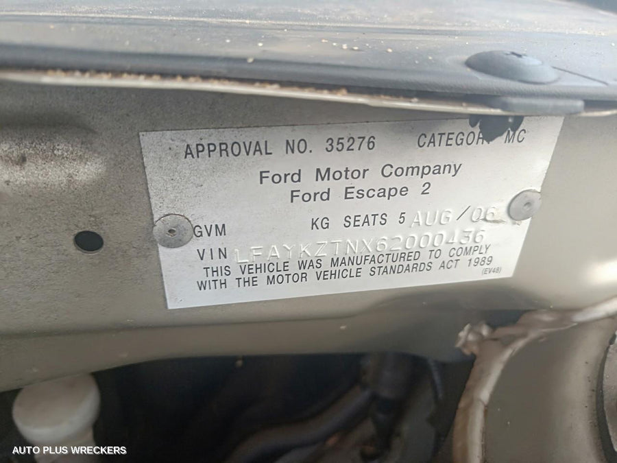 2006 Ford Escape Left Front Door