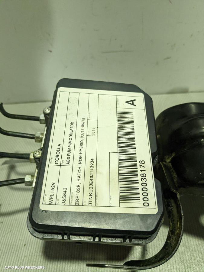 2015-2018 Toyota Corolla Abs Pump Modulator