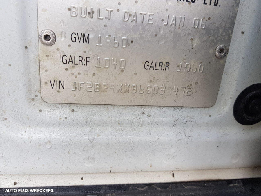 2006 Subaru Outback Right Indicator Fog Side