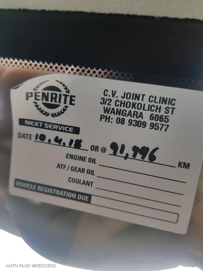 2013 Nissan Pulsar Right Front Window Reg Motor