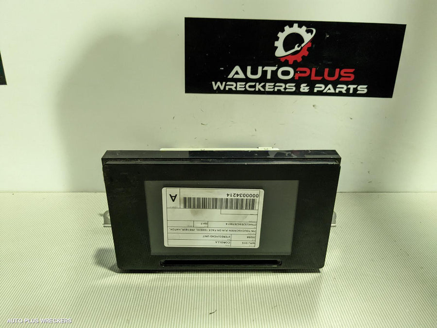 2017 Toyota Corolla Radio Cd Dvd Sat Tv